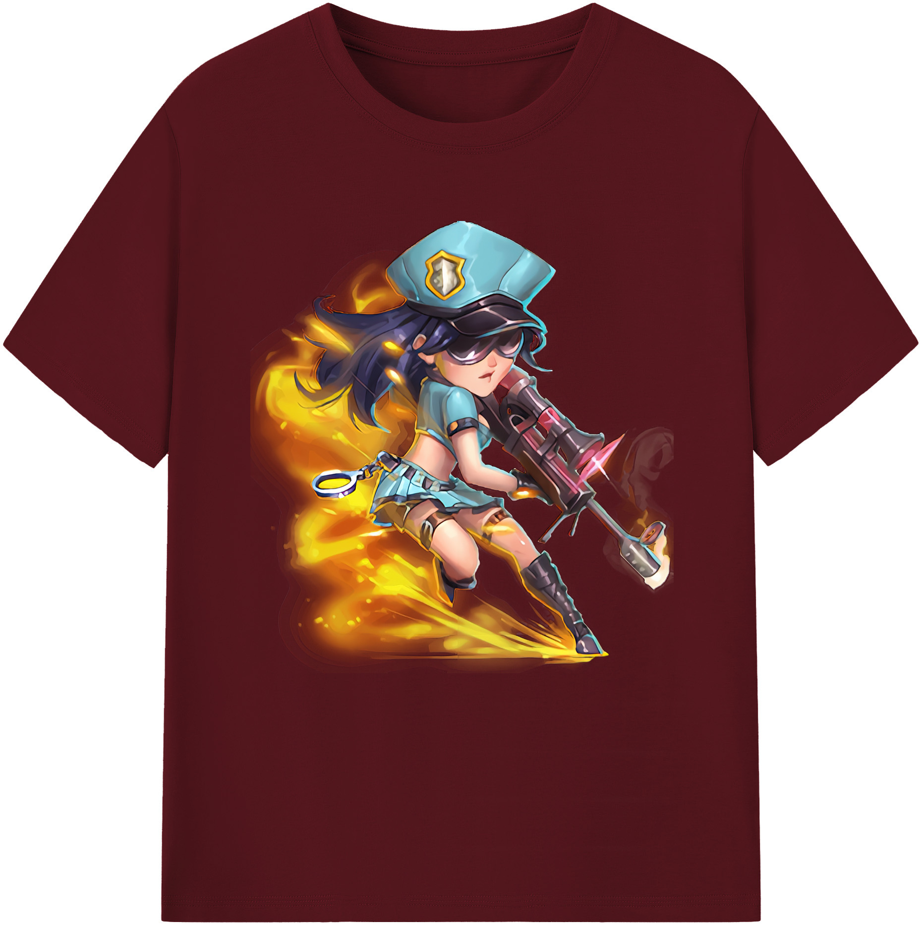 リーグ・オブ・レジェンド League of Legends LOL 綿100％半袖Tシャツ（フロントプリント）